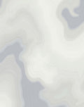 Soft Gray and White Agate Waves Rug