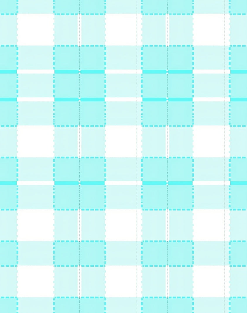 Light Blue Checkered Seamless Pattern Rug