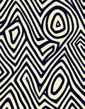 Abstract Maze Pattern Rug