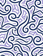 Bold Swirls Graphic Pattern Rug