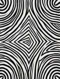 Bold Black White Zebra Stripes Rug