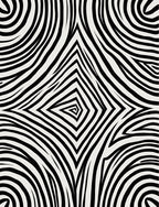 Bold Black White Zebra Stripes Rug