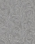Abstract Black White Wavy Lines Rug
