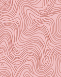Abstract Wavy Topographic Pattern Rug