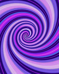 Vibrant Purple Swirl Pattern Rug