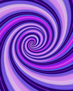 Vibrant Purple Swirl Pattern Rug