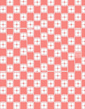 Pastel Checked Geometric Pattern Rug