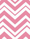 Pink and White Chevron Pattern Rug