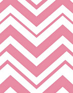 Pink and White Chevron Pattern Rug