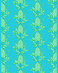 Art Nouveau Floral Bluegreen Pattern Rug