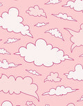 Pink Cloud Pattern Design Rug