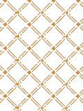 Caramel Lattice Geometric Pattern Rug