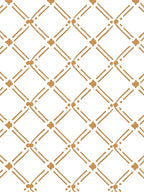 Caramel Lattice Geometric Pattern Rug