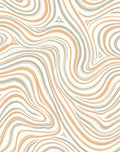 Swirling Pastel Abstract Pattern Rug