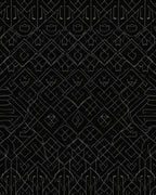 Dark Geometric Lattice Abstract Design Rug