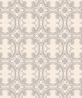Vintage Floral Oval Pattern Rug