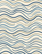 Waves Pattern Design Rug