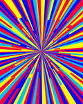 Vibrant Burst Pattern Rug