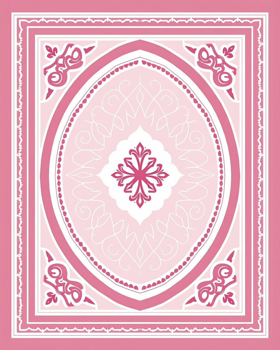 Elegant Floral Paisley Pattern Rug