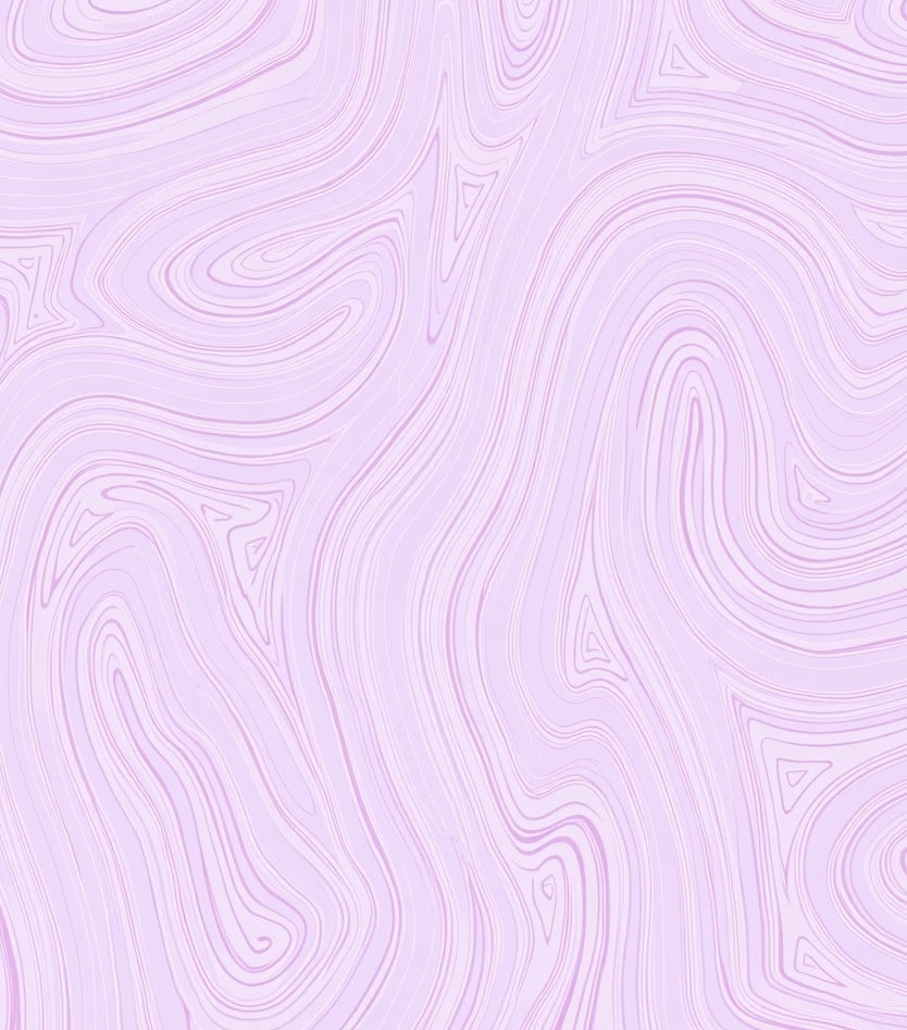 Abstract Swirls Pattern Lavender Rug