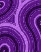 Purple Swirls Abstract Pattern Rug
