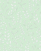 Delicate Leaf Branches All Over Design Rug