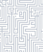 Geometric Labyrinth Lines Design Rug