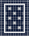 Geometric Gradient Square Pattern Rug