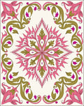 Victorian Floral Medallion Pattern Rug