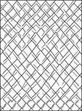 Geometric Lattice Abstract Pattern Rug