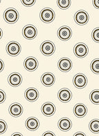 Concentric Circles Abstract Pattern Rug