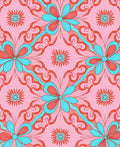 Psychedelic Floral Swirl Pattern Rug