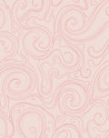 Minimalist Swirls Gentle Pink Pattern Rug