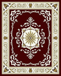 Classic Ornate Floral Medallion Rug