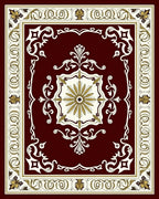 Classic Ornate Floral Medallion Rug