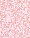 Abstract Pink Swirls Pattern Rug