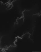 Dark Smoke Star Pattern Rug
