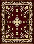 Foliate Scrollwork Motif Rug