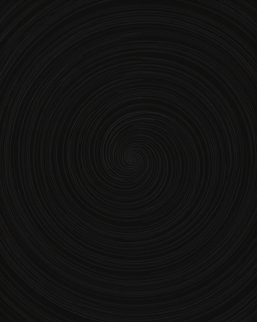 Monochromatic Spiral Lines Rug