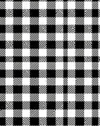 Black White Checkered Lines Rug