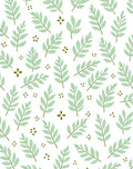 Delicate Leaf Branch Pattern Rug