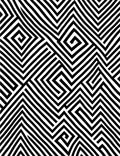 Geometric Swirl Labyrinth Pattern Rug