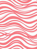 Coral Swirl Abstract Pattern Rug