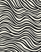 Abstract Black White Stripe Pattern Rug