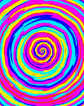 Vibrant Swirls Patterned Rug