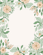 Floral Botanical Garden Design Rug