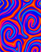Vibrant Swirl Pattern Rug