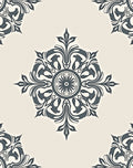 Ornate Floral Medallion Pattern Design Rug