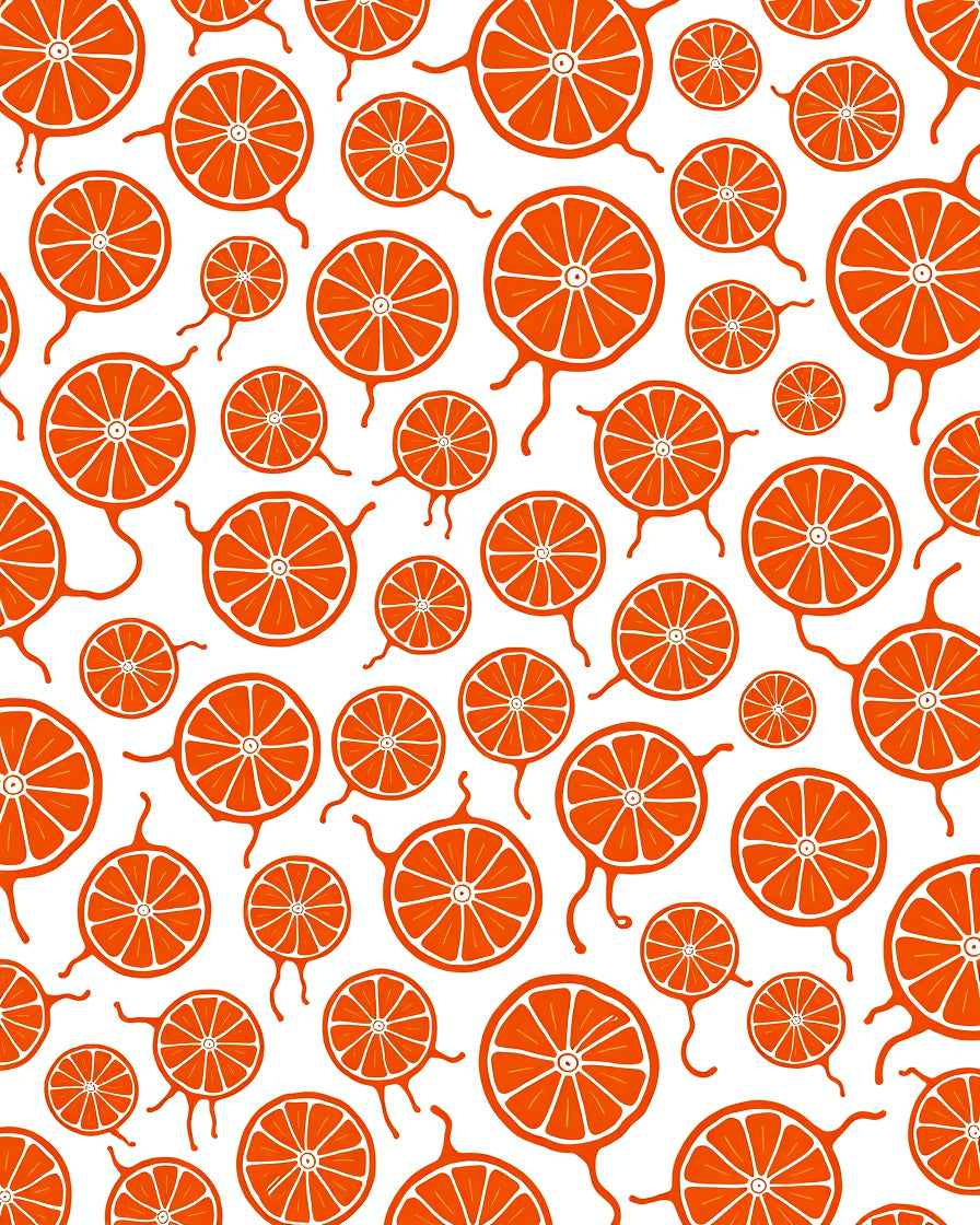 Citrus Slices Fun Pattern Rug