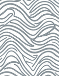 Gray Abstract Flowing Lines Rug